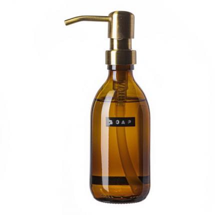 Handzeep amber brass 250 ml bamboe Soap