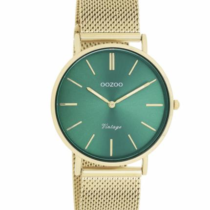 Horloge Oozoo C20295 goud groen